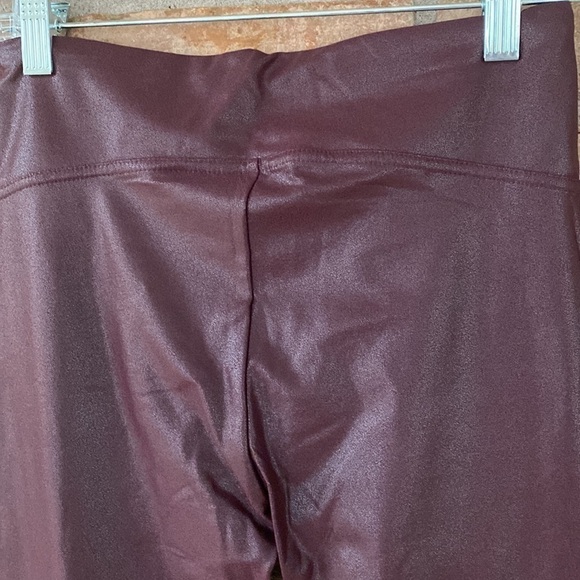 Tagoo Faux Leather Dressy Leggings Women Tummy Control High Waisted Medium NWT - Picture 7 of 16
